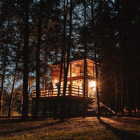 Wood Land Liswarta Domki W Drzewach Popow  Exterior photo